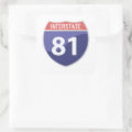 Interstate 81 (I-81) Road Trip Travel Sticker | Zazzle