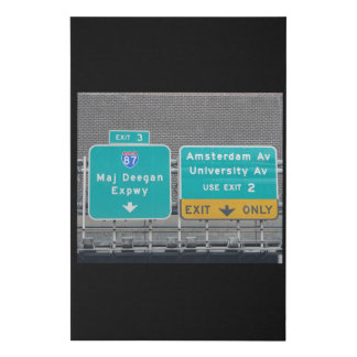 Interstate 87 Major Deegan Expressway sign on I95