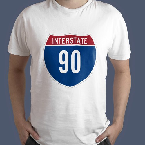 Interstate 90 _ 90th Birthday T_Shirt