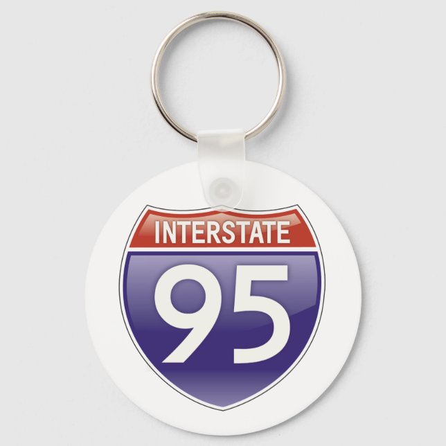 Interstate 95 | Best Gifts Keychain (Front)