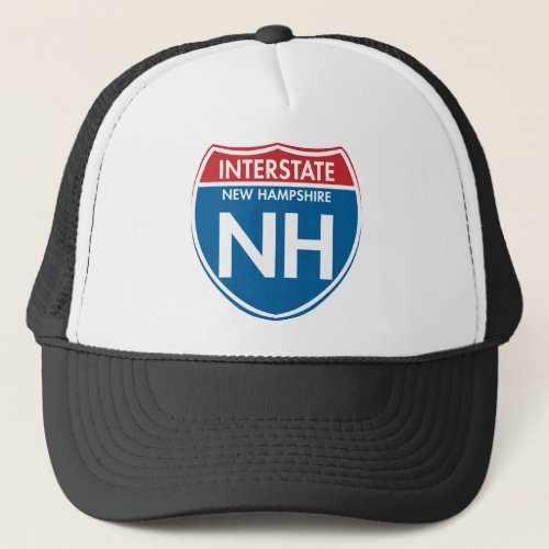 Interstate New Hampshire NH Trucker Hat