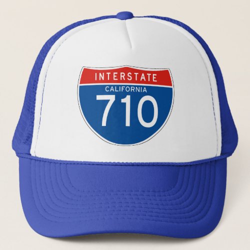 Interstate Sign 710 _ California Trucker Hat