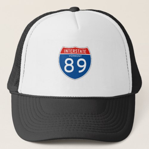 Interstate Sign 89 _ Vermont Trucker Hat