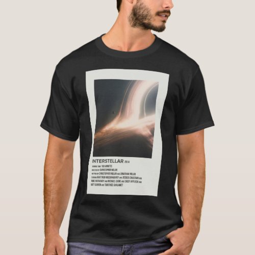 interstellar 2014 Poster T_Shirt