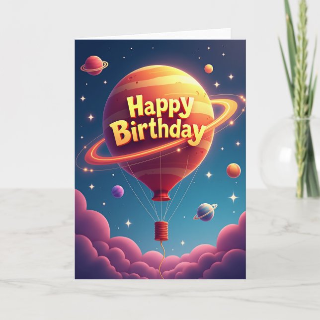 Interstellar Birthday Card (Front)