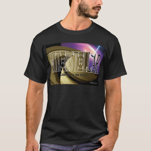 Interstellar Journey Dark T_Shirt