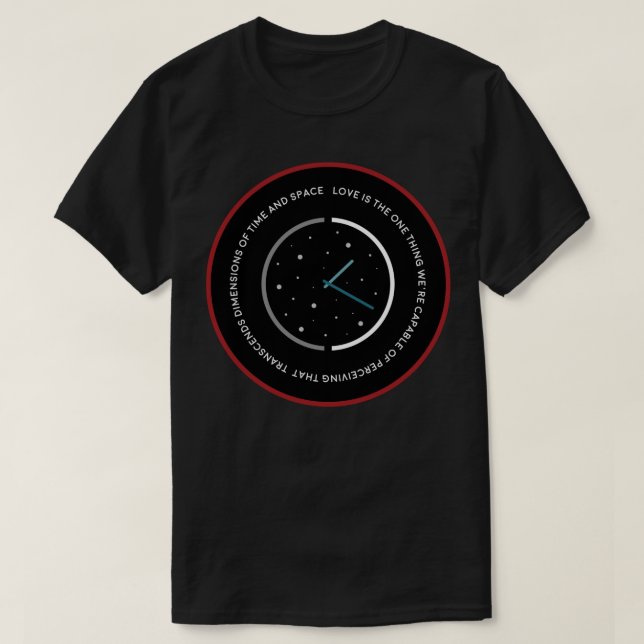 Interstellar Sticker T-Shirt (Design Front)