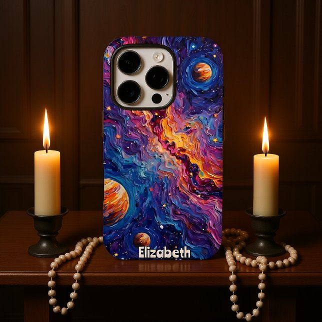 Interstellar Swirl: Planetary Vista Case-Mate iPhone Case (Creator Uploaded)