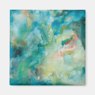 Interstellar   Teal Blue Sky Magnet