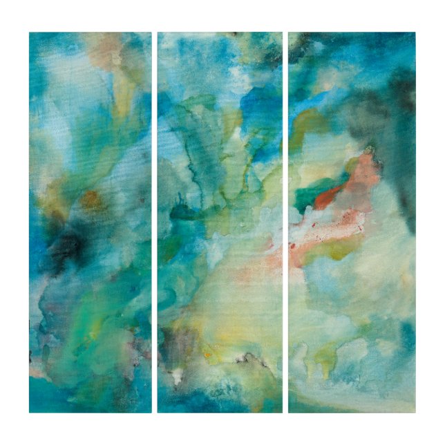 Interstellar | Teal Blue Sky Triptych (Front)