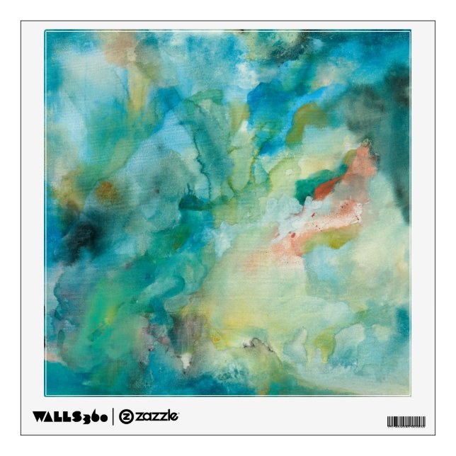 Interstellar | Teal Blue Sky Wall Decal (Front)