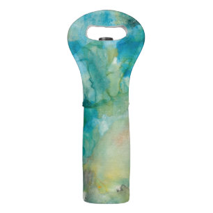 Interstellar   Teal Blue Sky Wine Bag