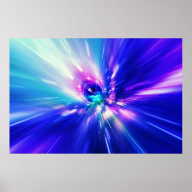 Interstellar time travel and hyper jump in space F Poster (Front)