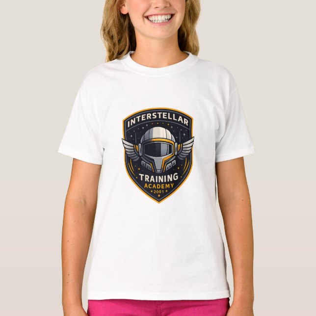 Interstellar Training Academy Girls T-Shirt (Front)