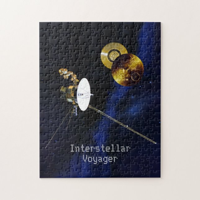Interstellar Voyager Spacecraft Jigsaw Puzzle (Vertical)