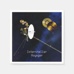 Interstellar Voyager Spacecraft Napkins