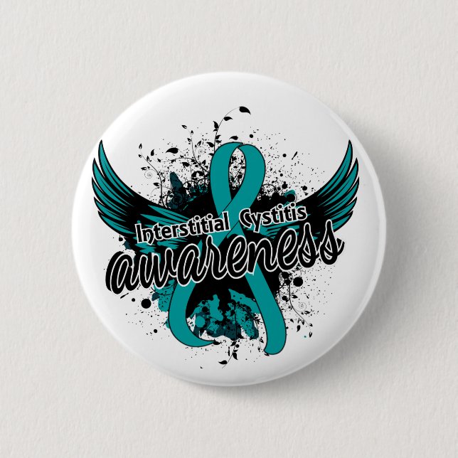Interstitial Cystitis Awareness 16 Pinback Button (Front)