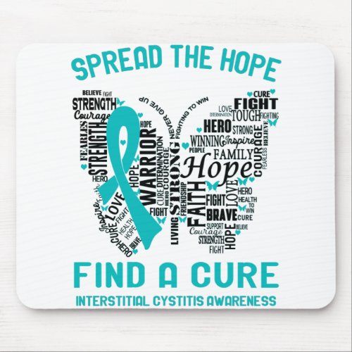 Interstitial Cystitis Awareness Month Ribbon Gifts Mouse Pad