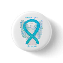 Interstitial Cystitis Awareness Ribbon Angel  Pins