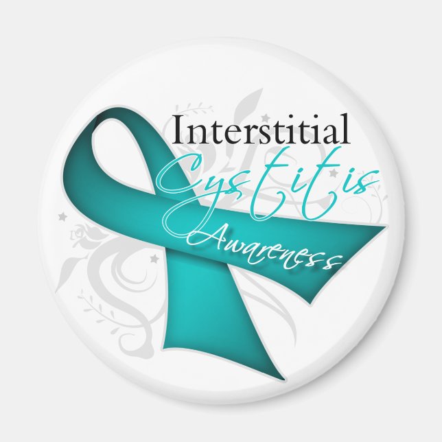 Interstitial Cystitis Awareness Ribbon Magnet (Front)