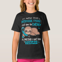Interstitial Cystitis Awareness Ribbon Support Gif T-Shirt