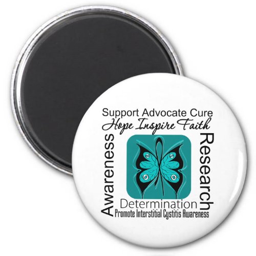 Interstitial Cystitis Butterfly Inspirations Magnet