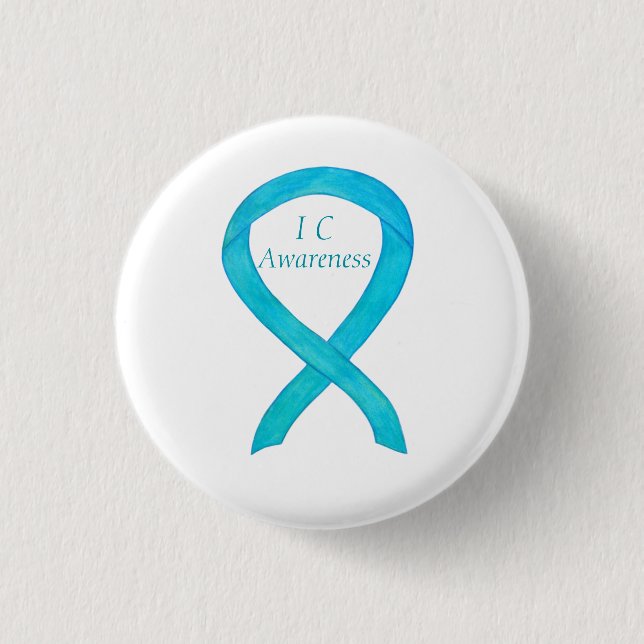 Interstitial Cystitis (IC) Awareness Ribbon Pin (Front)