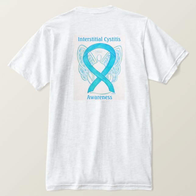 Interstitial Cystitis (IC) Awareness Ribbon Shirt (Design Back)