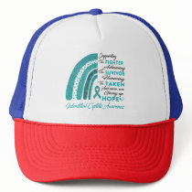 Interstitial Cystitis Warrior Supporting Fighter Trucker Hat
