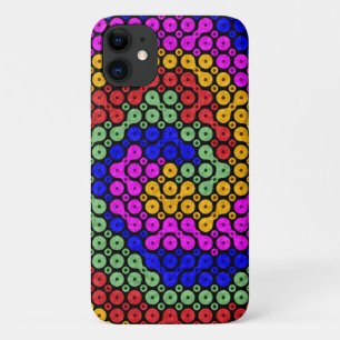 Intertwined Hues Abstract iPhone 11 Case