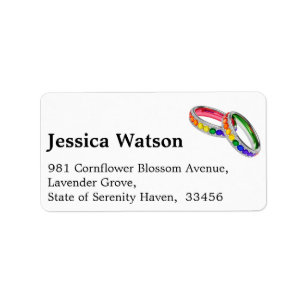 🌈Intertwined in Pride Address Label