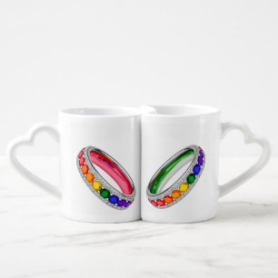 🌈Intertwined in Pride – Lovers’ Coffee Mug Set