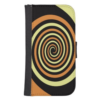 Intertwined Spirals Design Phone Wallet