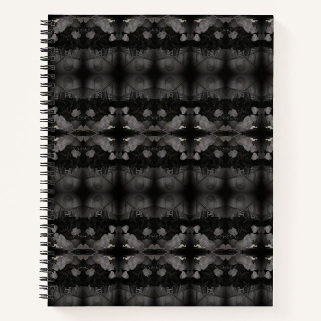 Intertwining Rose Petals Muted Notebook (Front)