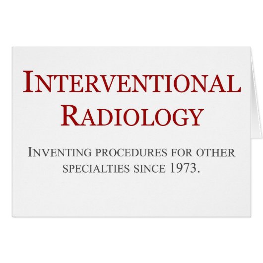 Interventional Radiology Cards (Front Horizontal)