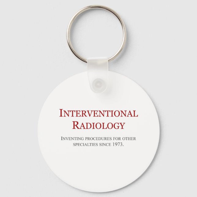 Interventional Radiology Keychain (Front)