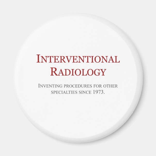 Interventional Radiology Magnet (Front)
