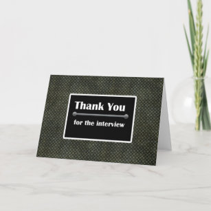 Interview Thank You Greeting Card
