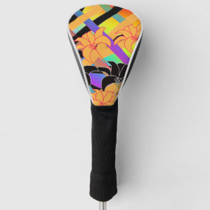  Interwoven Floral Golf Club Driver Head Cover