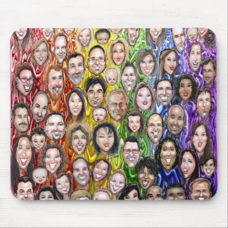 Interwoven Humanity Mouse Pad
