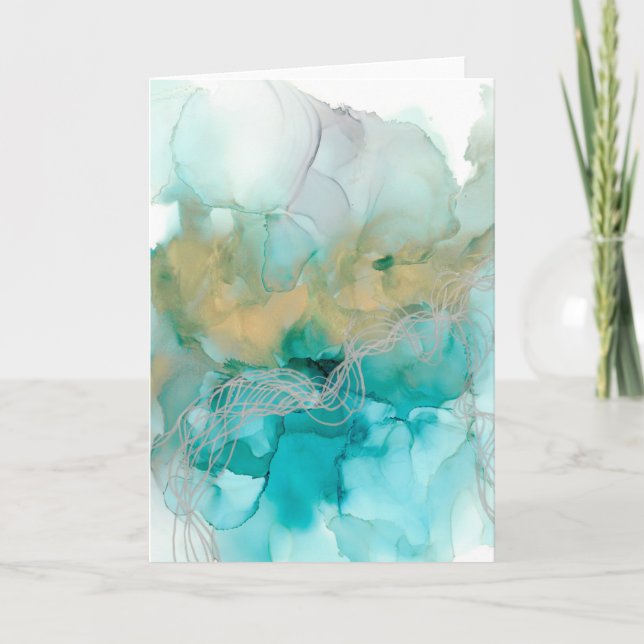 Interwoven Metallics Card (Front)