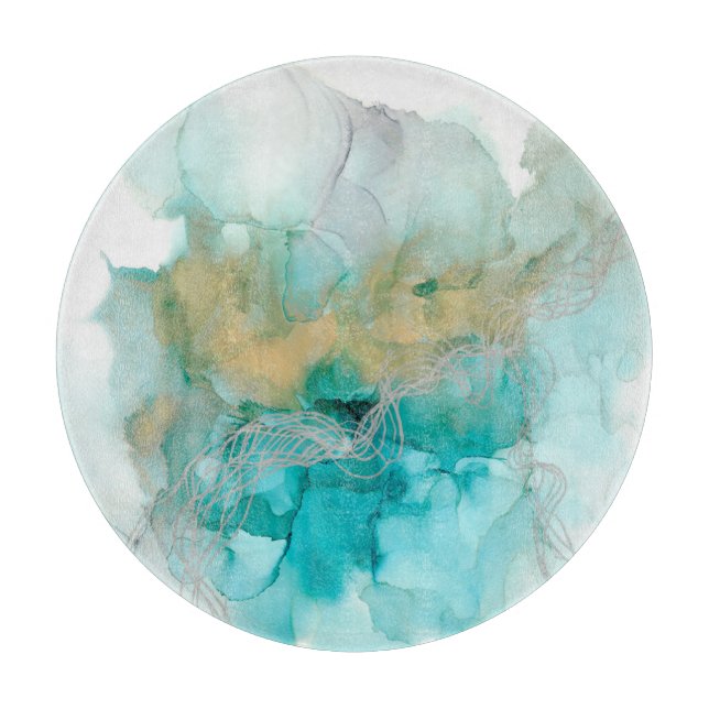 Interwoven Metallics Cutting Board (Front)