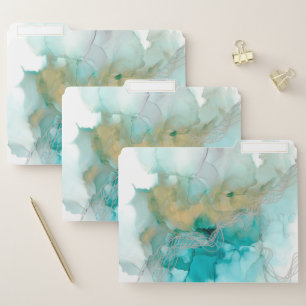 Interwoven Metallics File Folder