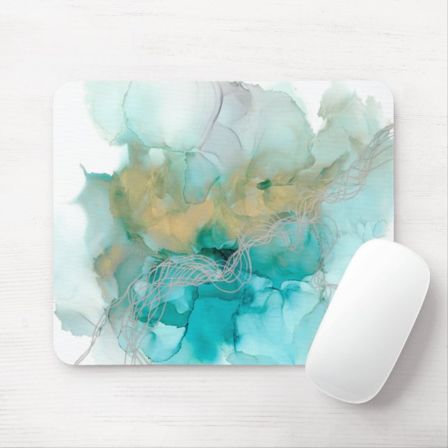 Interwoven Metallics Mouse Pad (With Mouse)