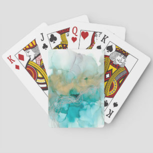 Interwoven Metallics Poker Cards