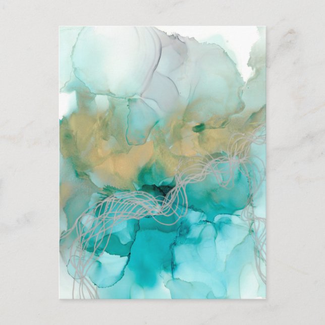 Interwoven Metallics Postcard (Front)