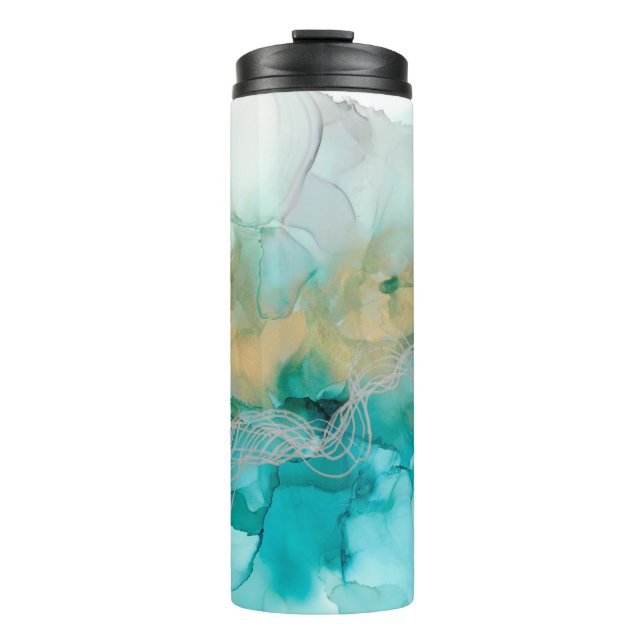 Interwoven Metallics Thermal Tumbler (Front)