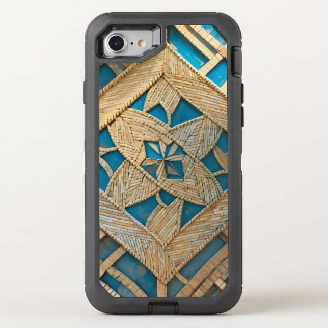 Interwoven pattern  otterbox iPhone case (Back)