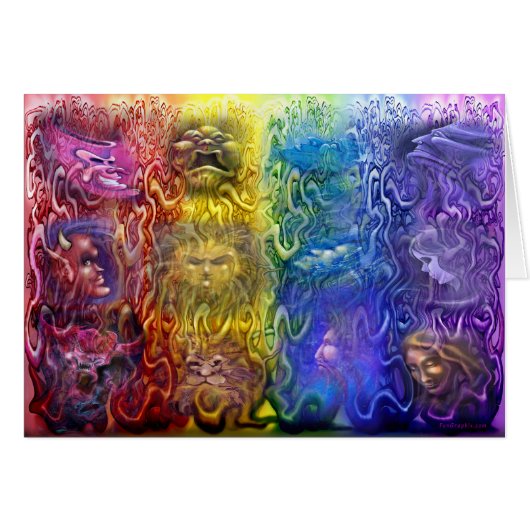 Interwoven Spectrum of Emotion Cards (Front Horizontal)