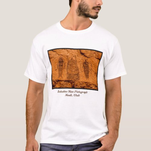 Intestine Man Pictograph Barrier Canyon Style T_Shirt